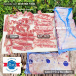 Beef rib SHORTRIB daging iga sapi  frozen Australia AMH 3-4 RIBS crossed cuts 3/8" & 1" (price/kg)